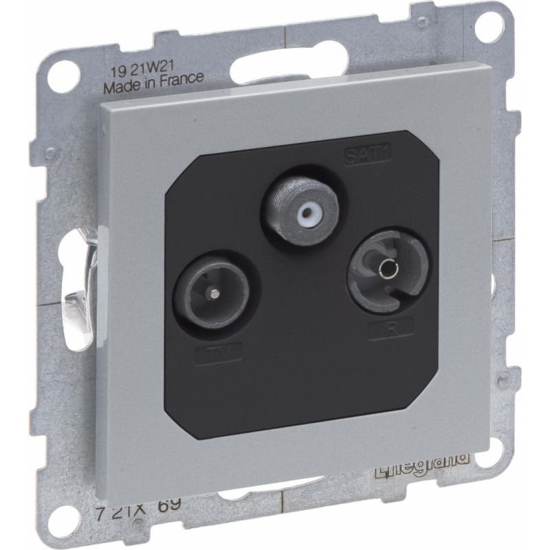 SUNO alumīnija Rozete TV-R-SAT (GALA)