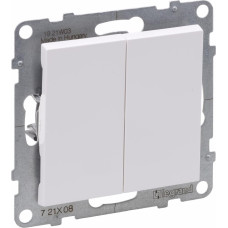 SUNO balts Pārslēdzis 1+1