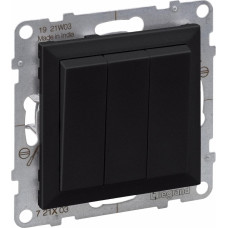 SUNO melns Slēdzis 1+1+1