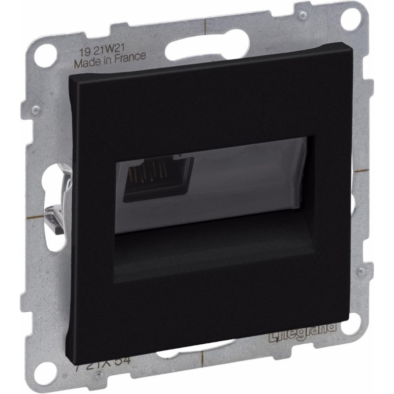 SUNO melns Rozete RJ45 UTP Cat6a