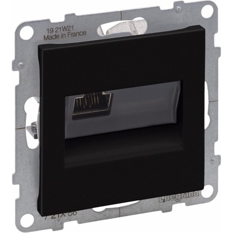 SUNO melns Rozete RJ45 STP Cat6