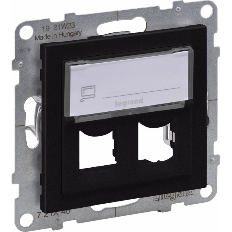 SUNO melns Centrālā plate  Systimax adaptor