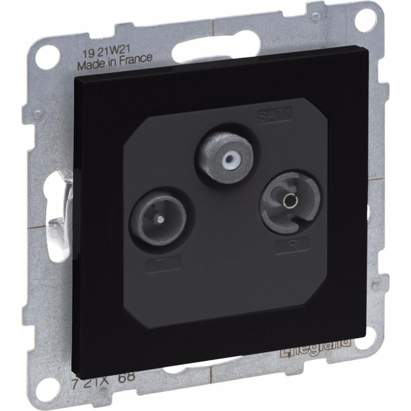 SUNO melns Rozete TV-R-SAT (CAUR)