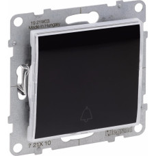 SUNO melns Tasterslēdzis, ar indikāciju un zvana simbolu