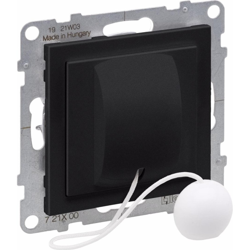 SUNO melns Tasterslēdzis, ar virvi