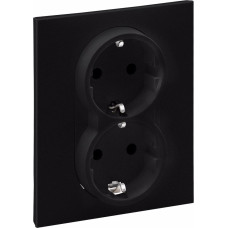 SUNO melns Dubultā rozete 2P+E