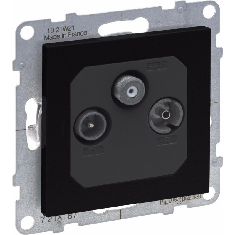 SUNO melns Rozete TV-R-SAT (STAR)