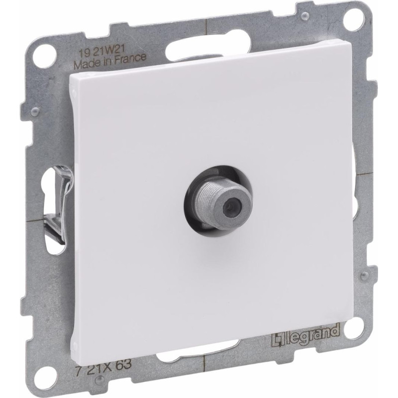 SUNO balts Rozete TV/SAT (F konektors) (STAR)