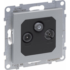 SUNO alumīnija Rozete TV-R-SAT (CAUR)