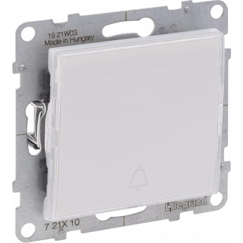 SUNO balts Tasterslēdzis, ar indikāciju un zvana simbolu