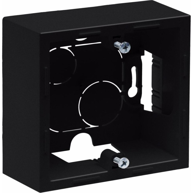 SUNO melns Kārba virs apmetuma 1 vietīgs