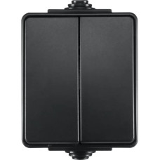 ION Industries Melns Slēdzis 1+1 IP55