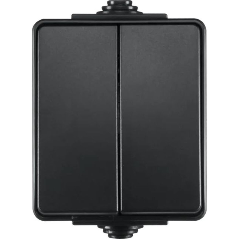 ION Industries Melns Slēdzis 1+1 IP55