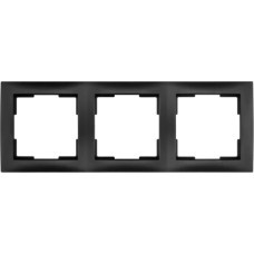 ION Industries E1 Melns matēts Rāmis 3-vietīgs