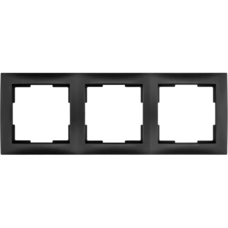 ION Industries E1 Melns matēts Rāmis 3-vietīgs