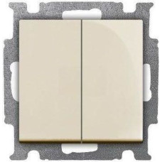 Basic55 bēšs Slēdzis 1+1