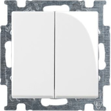 Basic55 balts Slēdzis 1+1