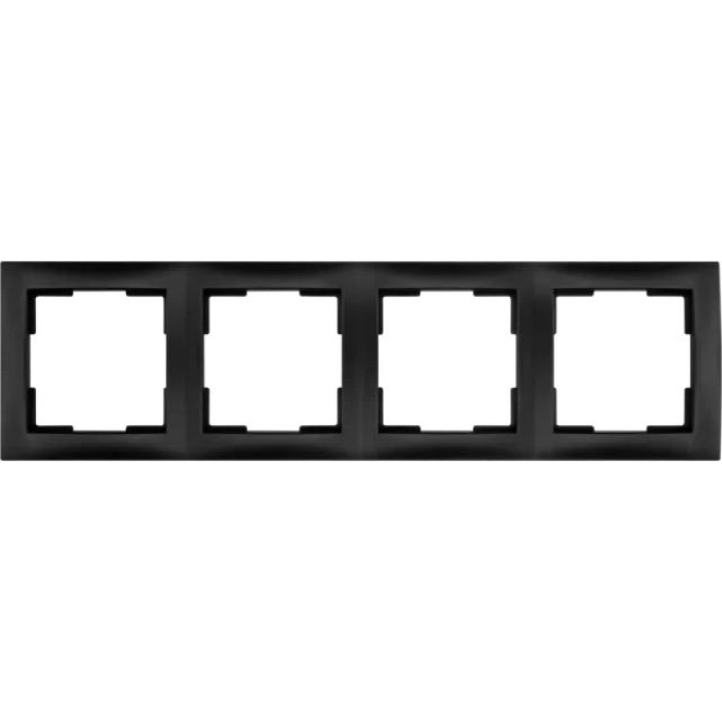 ION Industries E1 Melns matēts Rāmis 4-vietīgs