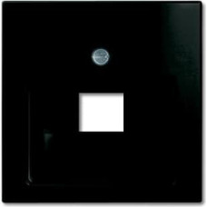 Basic55 chateau-black Centrālā plate RJ45