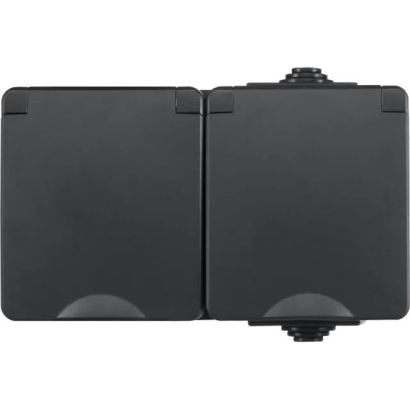 ION Industries Melna Rozete 2-vietīga IP55