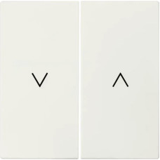 ION Industries E1 Balts matēts Taustiņš Žalūzijuslēdzim