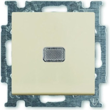 Basic55 bēšs Tasterslēdzis ar kontroles indikāciju