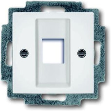 Basic55 balts Centrālā plate RJ45 modulāra