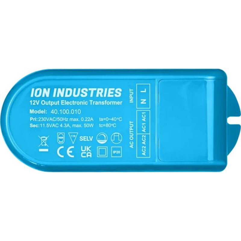 ION Industries 12V LED barošanas bloks 50W dimējams