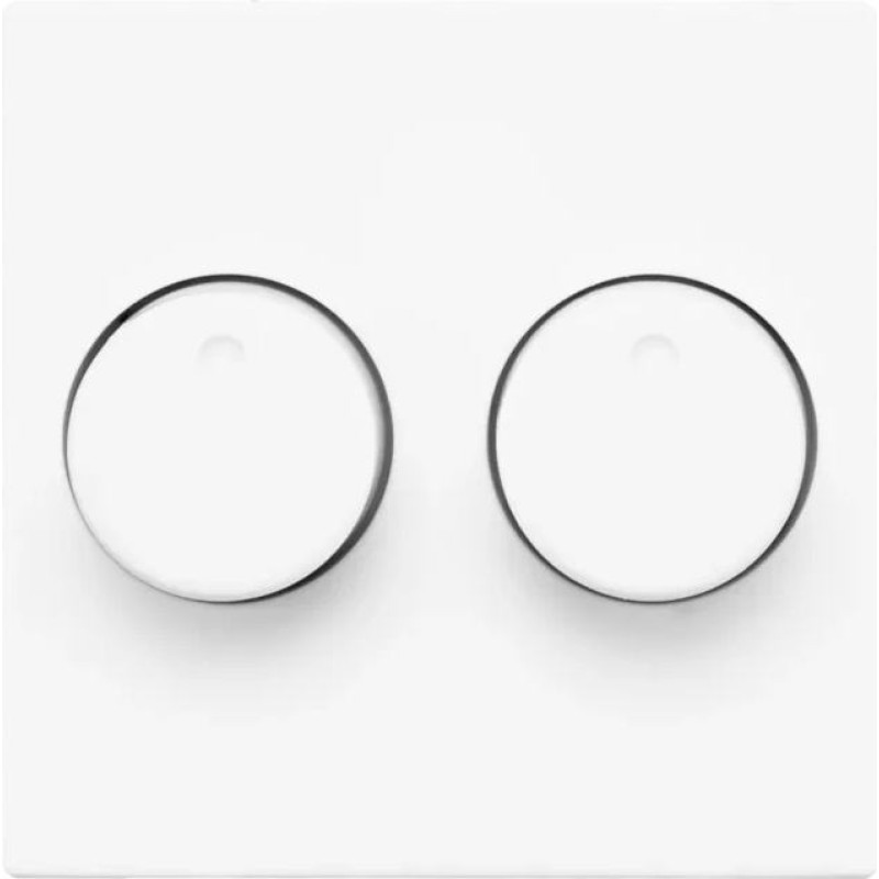 ION Industries E1 Balta Centrālā plate Duo dimmerim