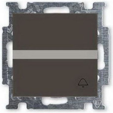 Basic55 chateau-black Tasterslēdzis ar indikāciju un zvana simbolu