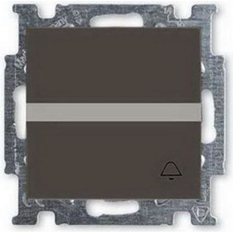 Basic55 chateau-black Tasterslēdzis ar indikāciju un zvana simbolu