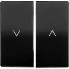 ION Industries V1/J1/D1 Melns matēts Taustiņš Žalūzijuslēdzim