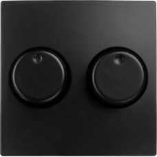 ION Industries E1 Melna matēta Centrālā plate Duo dimmerim