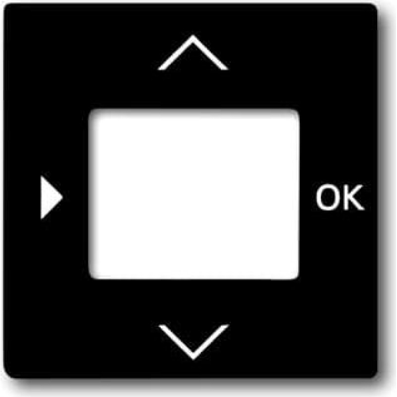 Basic55 chateau-black Centrālā plate taimerim un termoregulātoram