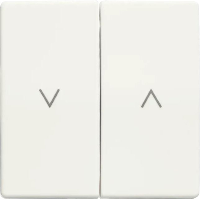 ION Industries V1/J1/D1 Balts matēts Taustiņš Žalūzijuslēdzim