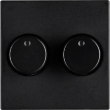 ION Industries V1/J1/D1 Melna matēta Centrālā plate Duo dimmerim