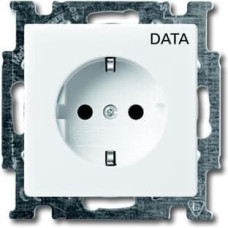 Basic55 balts Rozete 2P+E, ar 