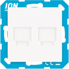 ION Industries E1 Balts Centrālā plate Modulāriem konektoriem 2 vietīga