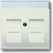 Basic55 bēšs Centrālā plate RJ45x2 modulāra