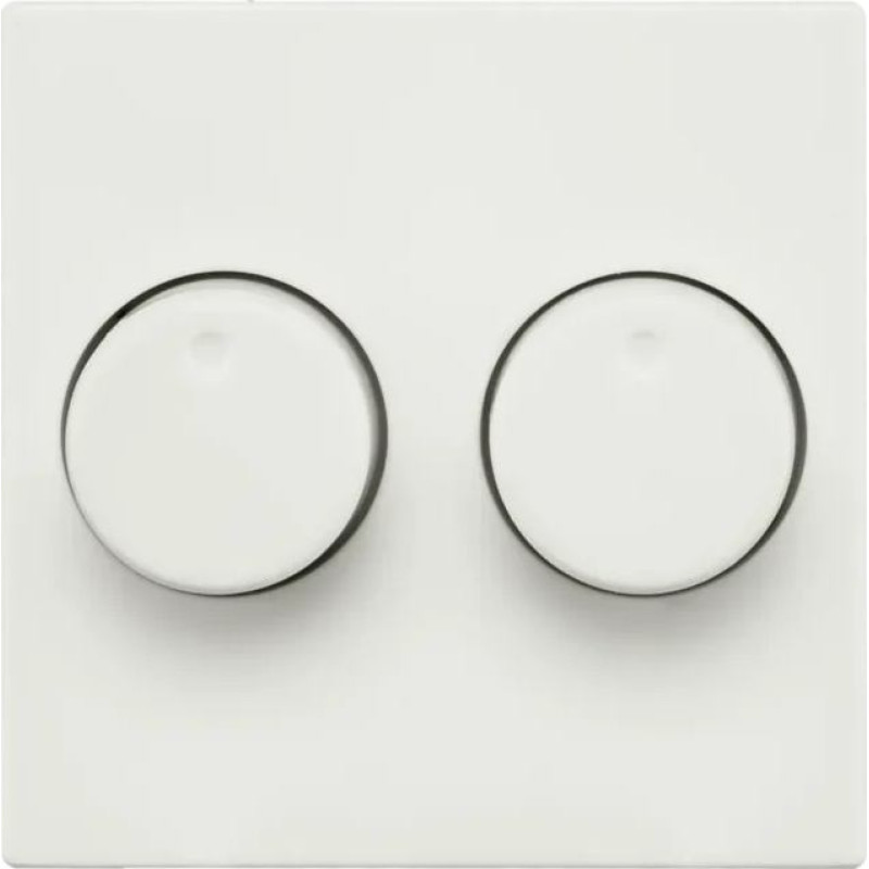 ION Industries V1/J1/D1 Balta matēta Centrālā plate Duo dimmerim