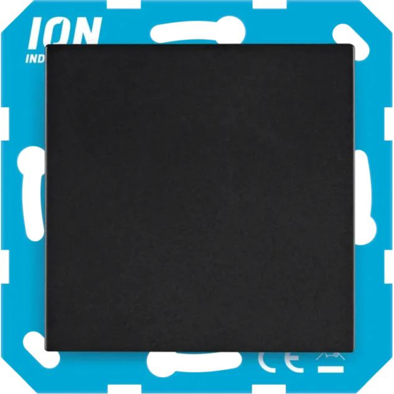 ION Industries V1/J1/D1 Melna matēta Centrālā plate slēgta