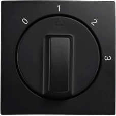 ION Industries E1 Melna matēta Centrālā plate Rotējamam 3 pozīciju slēdzim