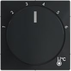 Basic55 chateau-black Centrālā plate termoregulātoram