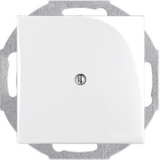 Basic55 balts Centrālā plate kabeļu izvadam