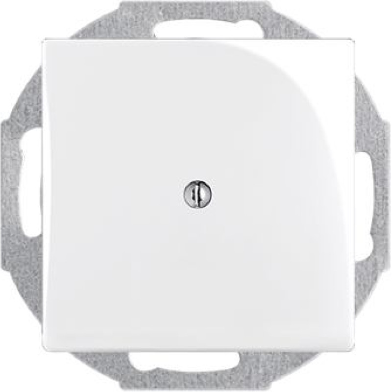 Basic55 balts Centrālā plate kabeļu izvadam