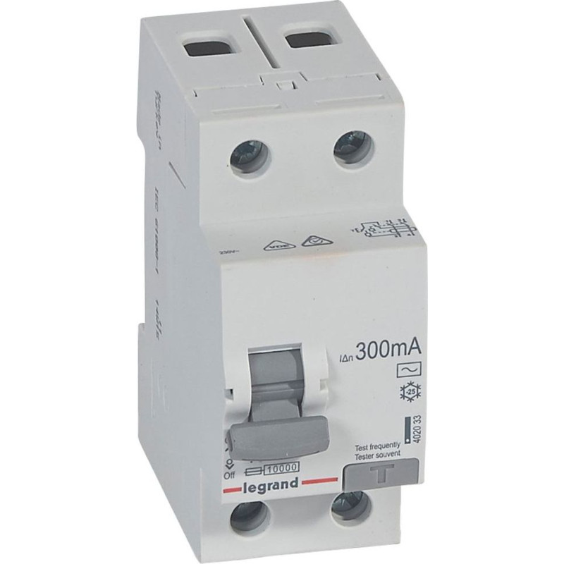 RX3 Noplūdes automāts - 2P - 230 V - 40 A - 300 mA - AC tips
