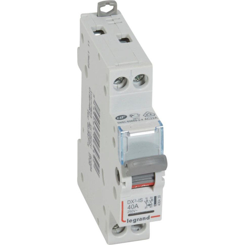 Slodzes slēdzis - 2P - ar indikāciju - 250 V~ - 40 A