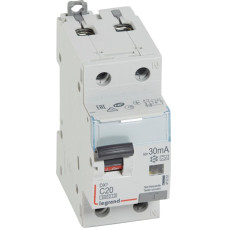 Kombinēts noplūdes automātslēdzis DX3 - 1P+N - 10kA - C20 - 30mA - A tips - N labajā pusē