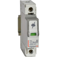 Pārsprieguma aizsardzība - galvenā sadales skapja aizsardzībai - T1+T2 - Iimp 12,5 kA/polam - 1P