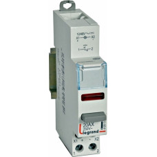 Vadības slēdzis CX3 - 1 NC kontakts ar sarkanu LED indikatoru - 12/48 V AC/DC - 250 V~ - 20 A - 1 modulis